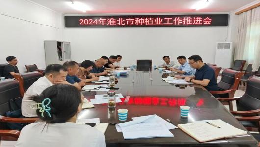 淮北市农业农村局召开2024年第三季度淮北市种植业工作推进会