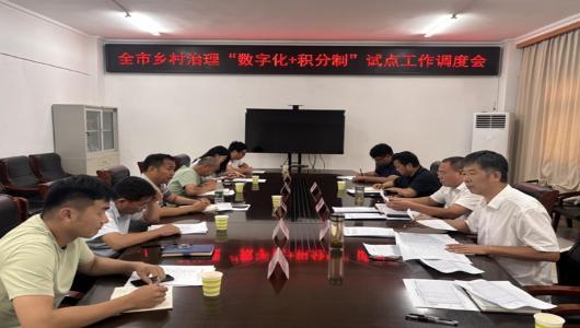 淮北市农业农村局召开乡村治理“数字化+积分制”试点工作调度会