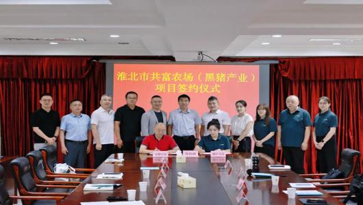 淮北市共富农场（黑猪产业）项目顺利签约 赋能我市畜牧产业高质量发展