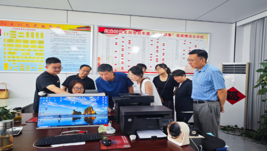 淮北市考察组赴六安市舒城县调研省级“三资”监管系统推广应用工作